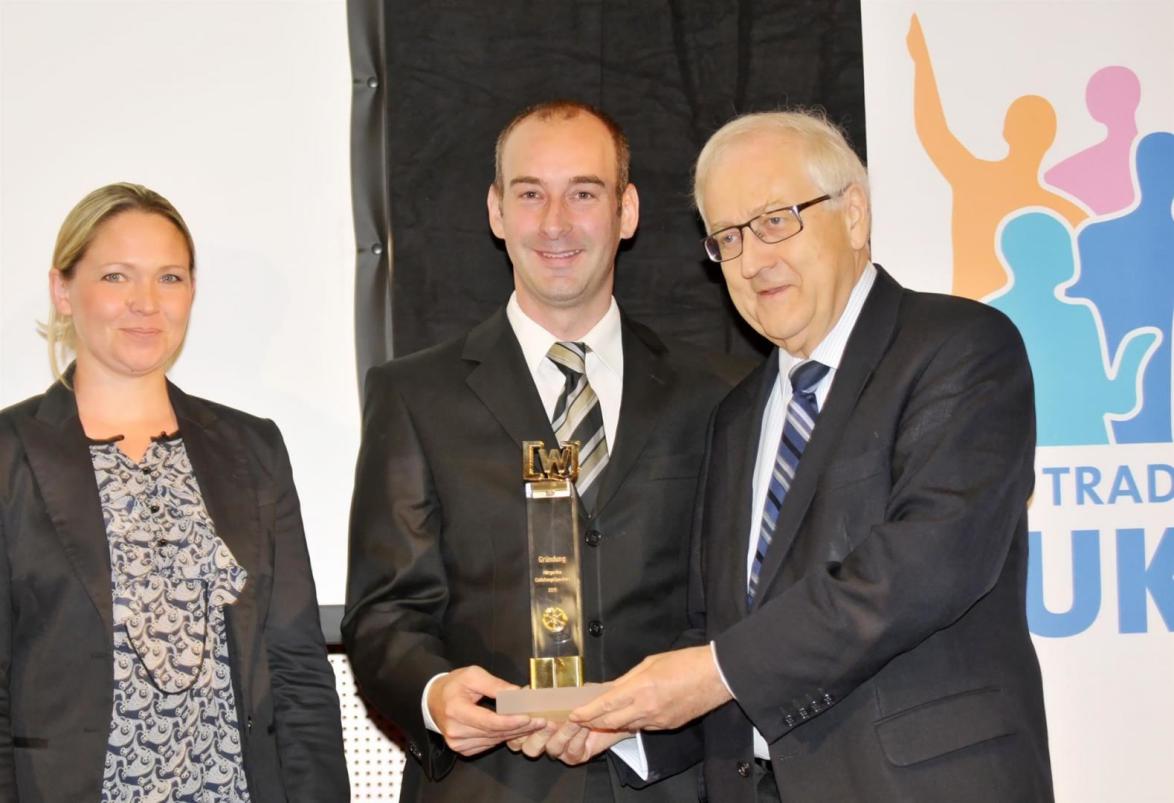 Verleihung des Wirtschaftspreises für Hörgeräte Collofong 